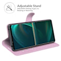 Miniatyrbillede 3 af 5: Sony Xperia 5 III Etui Litchi Læder Lys Pink