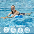 Miniatyrbild 5 av 5: Uppblåsbar pool flytande hängmatta, multifunktionell uppblåsbar vattenhängmatta solstolar simstol pool uppblåsbara leksaker