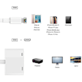 Pikkukuva 3 / 5: Lightning - HDMI Digitaalinen TV-sovitin FULL HD 1080P Kaapeli Apple iPad iPhone -laitteille