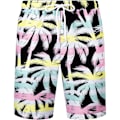 Pikkukuva 3 / 4: Havaijipaita ja shortsit miehille, normaali istuvuus, lyhythihainen, rento, funky ranta-flamingo-paitasetti M