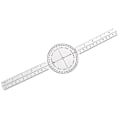 Miniatyrbillede 2 af 3: Vinkelmåler Plast Goniometer 360 Grader Til Krop Målebånd Goniometer