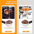 Miniatyrbilde 4 av 5: Espresso Kaffe Nålestirrer Med Stativ, 304 Rustfritt Stål Kaffe Wdt Verktøy, Kaffe Røretamper For Espresso Rørefordeling