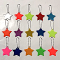 Miniatyrbilde 2 av 5: Eflector-anheng  Barne-reflektoranheng, Barne-reflektoranheng, Stjernesikkerhetsreflektor Ultra Bright Star Reflective Nøkkelring For Skolesekk Bac