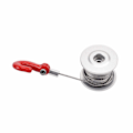 Miniatyrbilde 5 av 5: 25T Styreservo Vinsj Hjul Kompatibel med 4 Axial D90 D110 90046 CC01 1/10 RC Crawler (Sølv)