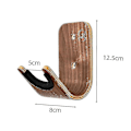 Miniatyrbilde 2 av 5: Skateboard veggmontering i tre - Skateboardholder - Stativ - Display