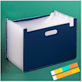 Miniatyrbild 5 av 5: Student Multi-layer Folders,student Multi-function Test Paper Organizer Artifact-horizontal Cut-blue