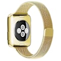 Miniatyrbillede 2 af 3: Smal Apple Watch Milanese Mesh Armbånd 38/40/41 Guld - Perfekt guld