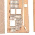 Miniatyrbilde 5 av 5: 1:100 Halcon Treseilskipsmodell DIY-sett Skipsmontering Dekorasjon Gave Db