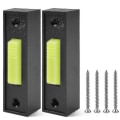 Miniatyrbilde 1 av 5: 2 stk Universal Garasjeportåpner Bryter 41a4166 Lighted Veggmontert Trykknapp Svart Finish Med