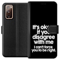 Miniatyrbilde 1 av 3: Samsung Galaxy S20 FE Lommebokdeksel Tekst