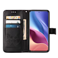 Miniatyrbilde 4 av 5: Xiaomi Mi 11i - Butterfly Lær Etui - Svart Svart