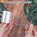 Miniatyrbild 5 av 5: Kakaokrage, 2-pack Transparent Kakförpackningstejp, Återanvändbar Transparent Kaktejp 6cm*10m