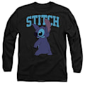 Miniatyrbillede 1 af 4: Lilo & Stitch Unisex Voksen Klassisk Pose T-shirt S Sort Black S