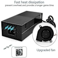 Miniatyrbild 4 av 5: Xbox One Nätadapter, [Uppgraderad Version] Xbox AC-Adapter Ersättningsladdare Strömförsörjning för Microsoft Xbox One, Spänning 100-240V)