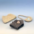 Pikkukuva 3 / 5: /RYI/Labuboo 17cm Toisen sukupolven nukenvaatteet talvipusero hattu setti istuvaan Party-sarjaan DIY-mallilelutarvikkeet LBB-01