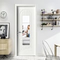 Miniatyrbild 4 av 5: 4 st väggspegel - Modern hängande spegel för entré, badrum, fåfänga, vardagsrum - Snygg fyrkantig spegel