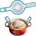 Silicone Baking Mat for Dutch Oven, Silicone Bread Lifter with Long Handles, Reusable Baking Accessories for Sourdough Bread