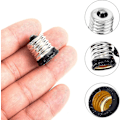 Pikkukuva 4 / 5: Led-sovitin - 8 kpl lamppuputken H -muuntimet polttimon kanta-adapteri polttimon H lisävaruste (e17 E14)