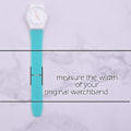 Miniatyrbillede 3 af 3: Vandtæt silikonearmbånd til Swatch (20 mm, sort)