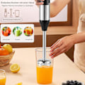 Miniatyrbillede 4 af 5: 2024 Ny Mix 4-i-1 Højeffekts Stavblender Inkl. Hakker og Smoothie Kop
