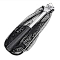 Miniatyrbild 4 av 4: Fiske Nät 50cm Bärbar Aluminiumlegering Fiske Anti-förlorad Hållbar Fiskeverktyg