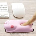 Miniatyrbild 4 av 5: Mus handledsstöd Söt Rosa Gris Design Mini Handledsdyna, Mjukt Handstöd Handflatsstöd, Liten Lätt Bärbar, Handledsstöd Mus Handledskudde Armstöd