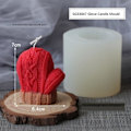 Miniatyrbillede 1 af 5: Lysforme Lys Stearinlys DIY Støbeforme i Silikoneform SG33047 Handsker