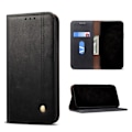 Miniatyrbillede 1 af 5: iPhone 12 Pro Max - Retro Flip Fodral - Sort Black Sort