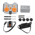Miniatyrbilde 1 av 4: 4 stk Technic Power Functions Batteriboks Togmotor Mottaker Fjernkontrollsett-YNP