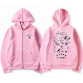 Miniatyrbillede 4 af 4: Kpop Stray Kids 5 Star Art Musik Album Lynlås Hættetrøje Korea Stil Mode Lynlås Sweatshirt Mænd Kvinder Casual Pullover Rocks Sort