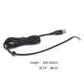 Miniatyrbilde 3 av 3: Usb-kabel for tastatur, erstatningskabel i PVC for Razer Blackwidow X Chroma
