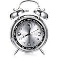 Miniatyrbild 2 av 5: Loud Alarm Clock for Heavy Sleepers Adults, Retro 4 Inch Silent Non-Ticking Quartz with Backlight, Twin Bell Analog Kids Alarm Clocks