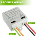 Pikkukuva 4 / 5: 12 V/dc 10w Mini Led -muuntaja Led -muuntaja Mini 12 V:n Led -valoille ja -nauhoille Ei vähimmäiskuormaa