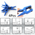 Miniatyrbild 4 av 5: Fluid Line Stoppers - Uppgraderad Auto Fluid Stop Clamp Set, Universal Master Line Stopper Set för Bromsledning, Bränsleskena Slang, 4 st