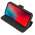 Miniatyrbillede 5 af 5: DG.MING iPhone 13 Pro Etui Retro Læder Sort Sort
