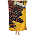 Miniatyrbilde 1 av 5: Judas Priest - Strandhåndkle med metallbånd, kompakt badehåndkle, hurtigttørkende, egnet for backpackere, strand, FSF121  (YJD) 31.5x63in 80x160cm