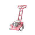 Miniatyrbillede 1 af 5: Automatisk Plæneklipper Sæbeboblemaskine Ukrudtsfjerner Form Blæser Aktivitet Til Udendørs Legetøj Til Børn Børnedag Drenge[HK] Pink