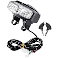Miniatyrbillede 2 af 5: 60v Angel Eyes LCD Lyshastighedsdisplay Batteri Horn Forlygtekontakt Nøgle til Citycoco El-Scooter