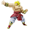 Miniatyrbild 1 av 5: Bandai Tamashii Nations SH Figuarts Broly \"Dragon Ball Z\" Actionfigur Transparent support