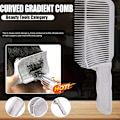 Miniatyrbilde 5 av 5: 1 stk Profesjonell Fade-Kam - Varmebestandig Hårklippingsgeni - Sømløs Blanding, Flat Topp Design - Slitesterk Salong Stylingverktøy for Barbering (YJD) Gray