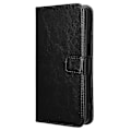Miniatyrbillede 5 af 5: Til TCL 501 Wallet Stand Etui Crazy Horse Texture Læder Telefon Cover - Rød (YJD) Black TCL 501