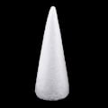 Miniatyrbillede 3 af 3: 3x Kegle Polystyren Skum Styrofoam 3 Størrelser til DIY Håndværk Juletræsdekoration[YJD] White 3 Sizes