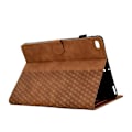 Miniatyrbillede 5 af 5: iPad 9.7 tommer (iPad 6./5. generation) PU læder etui kube med pen holder kort slot, også til iPad[HK] Brown