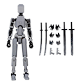 Pikkukuva 1 / 5: T13 Actionhahmo, Titan 13 Actionhahmo, Robot Actionhahmo black gray
