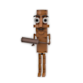 Miniatyrbillede 1 af 3: Brainrot AI Tung Tung Tung Sahur Byggeklodser Tralalero Tralala Action Legetøjsfigurer[YJD] B