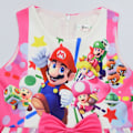 Pikkukuva 2 / 4: 2023 Uusi Super Mario Bros. -elokuva Tyttöjen Mekot Lasten Juhlat Prinsessamekot 9273[HK] 100cm
