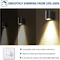 Miniatyrbillede 4 af 5: Halogenpære GU5.3 50W 12V, 800lm Varmt Hvidt 2700K Dæmpbar, Halogen Spotlight Pære MR16, Pakke med 6