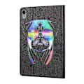 Miniatyrbillede 3 af 5: Farvet Tegning Læder Etui til iPad 10. Gen 10.9 2022[HK] Multicolor