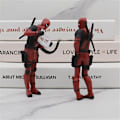 Miniatyrbild 3 av 3: 3-pack X-Men Deadpool Actionfigurer Leksaker Modellprydnader Staty För Hem Bil Skrivbordsdekorationer (YJD) B 3Pcs
