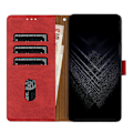 Miniatyrbild 4 av 5: Kompatibel med Samsung Galaxy S21 Plus 5G Plånboksfodral PU Läder Kortfodral med Praktisk Ställfunktion[HK] Red